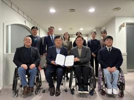 (사)참사랑장애인협회-하나은행, ‘사랑 나눔 후원 협약’ 체결 대문사진