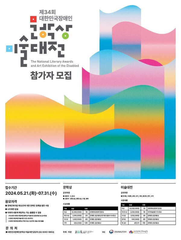 ‘대한민국장애인문학상·미술대전’ 작품 공모 시작 대문사진