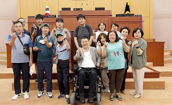 대전시의회 찾은 대전장애인 평생교육원...의정 활동 체험 대문사진