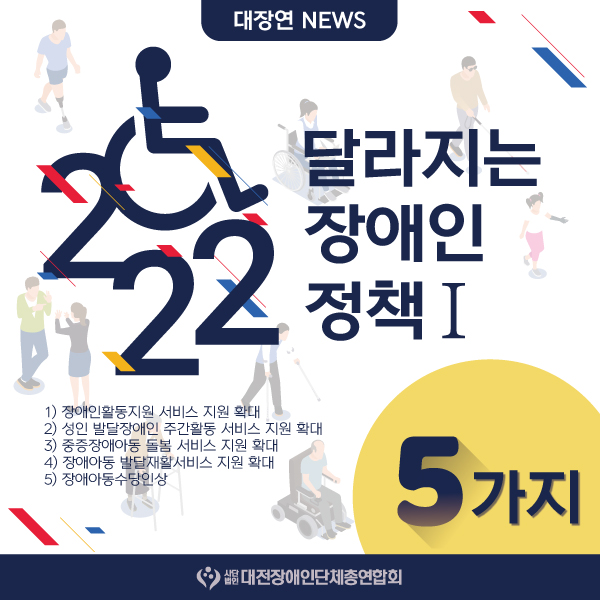 2022 달라지는 장애인 정책Ⅰ 대문사진