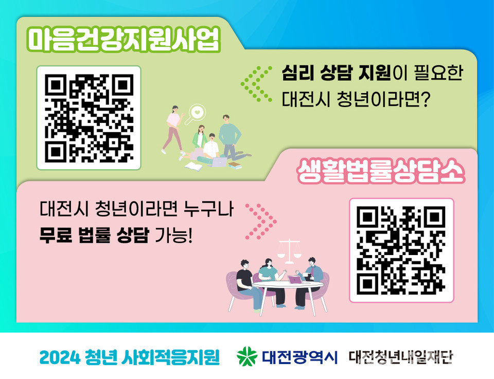 대전시, 청년들 심리적 고립감↓ 자존감↑ 대문사진