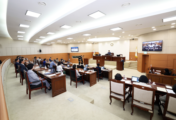 대전 유성구의회, 제273회 임시회 개회 대문사진